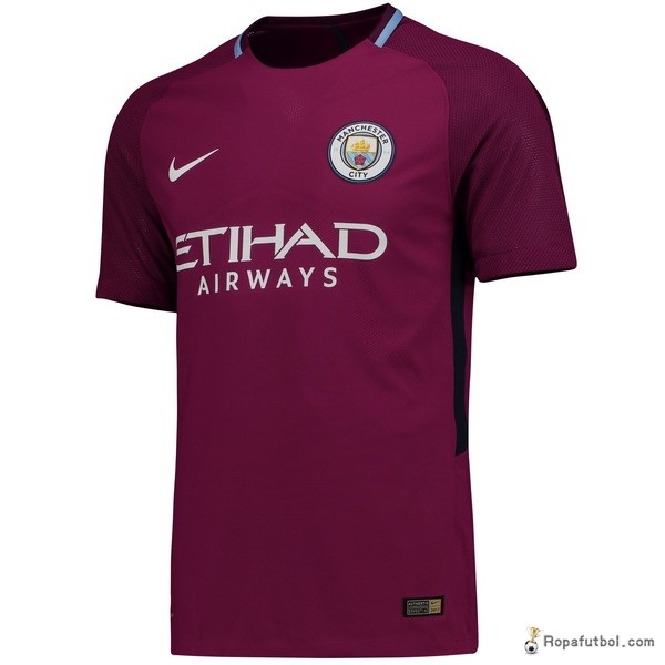 Tailandia Camiseta Manchester City Replica Segunda Ropa 2017/18